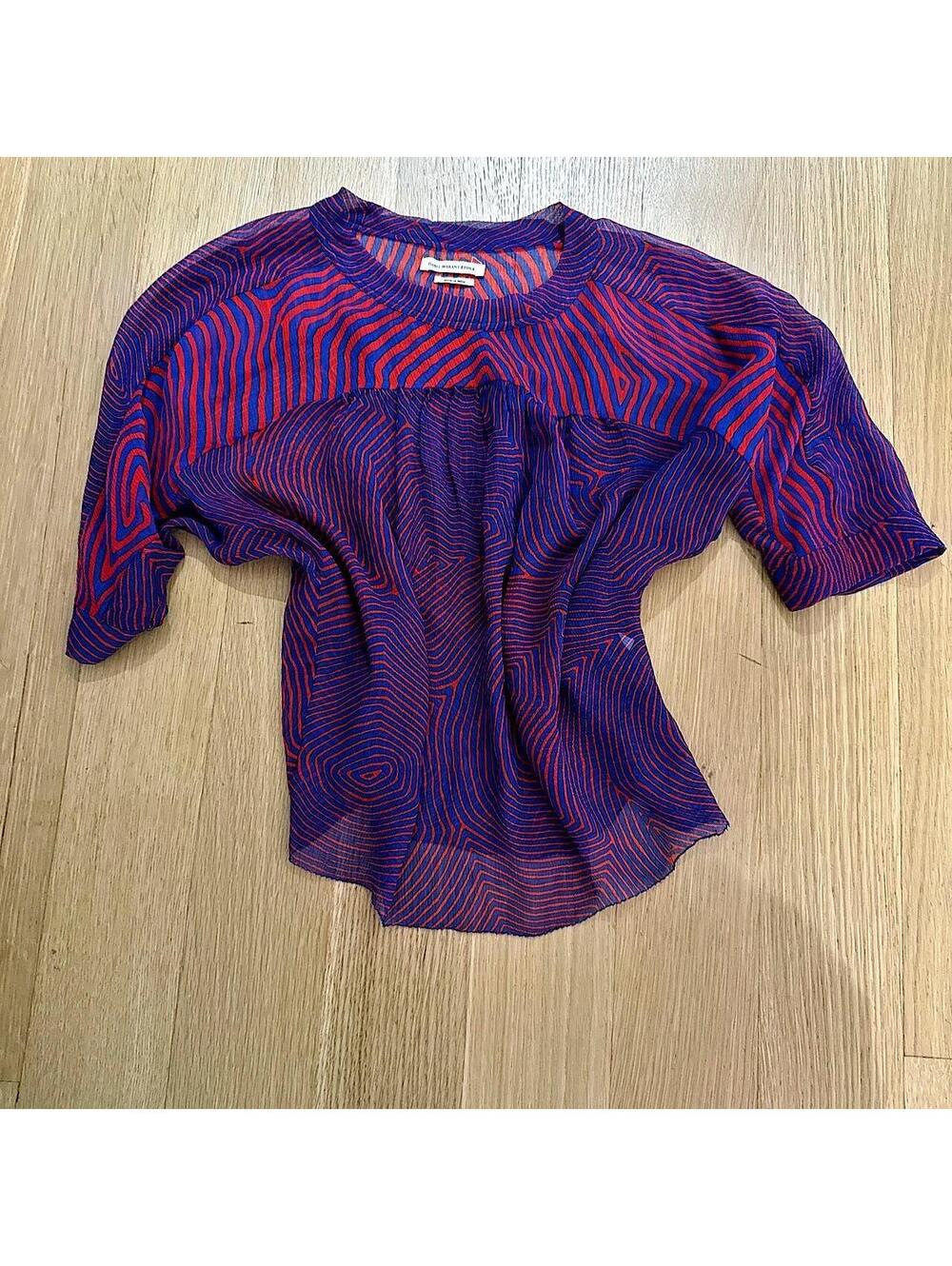 Isabel Marant Women's Purple and Multi Blouse